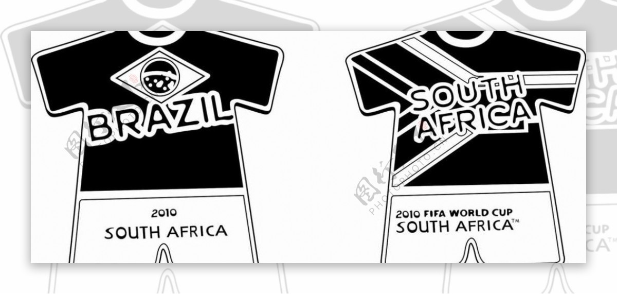 2010南非世界杯球衣图片