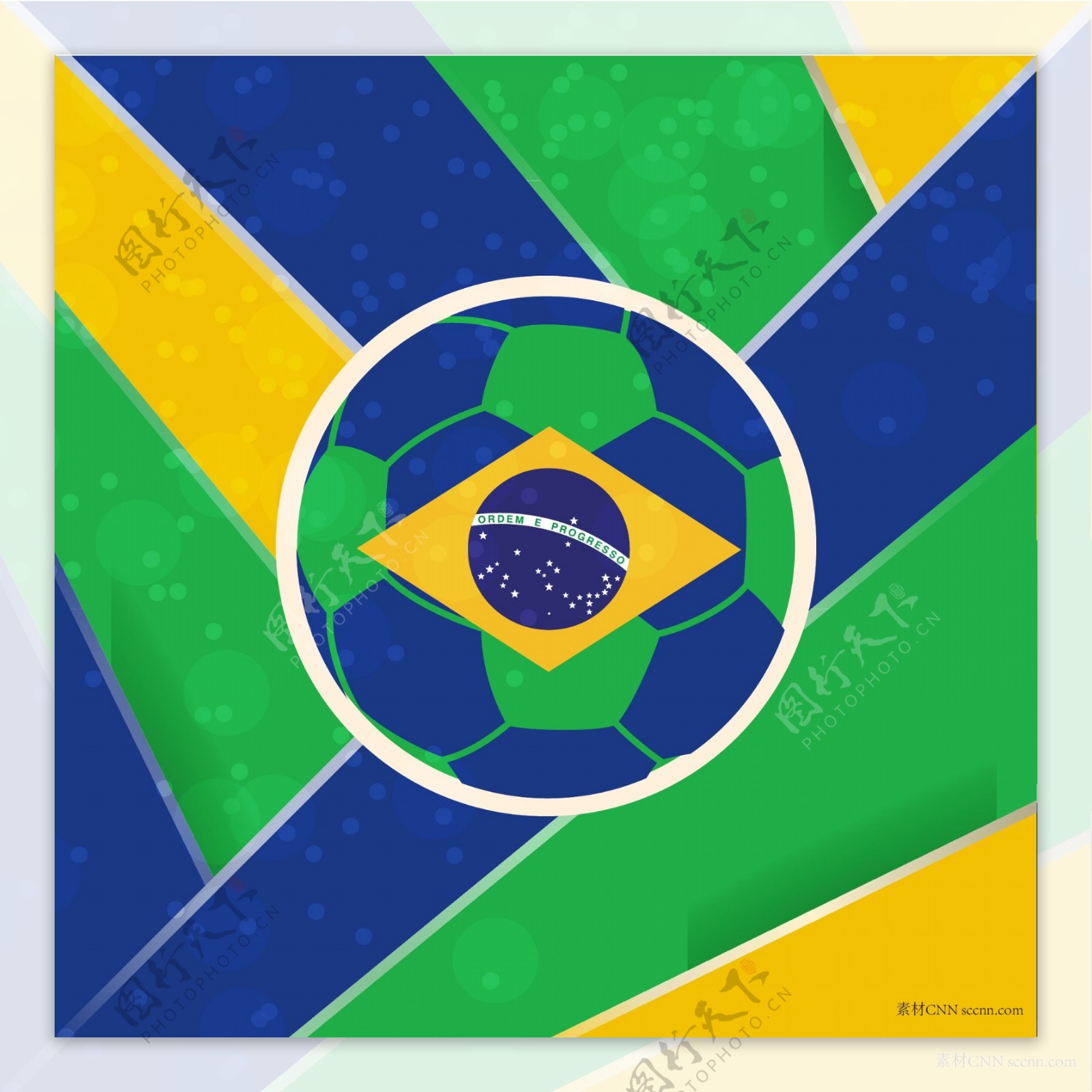 巴西世界杯矢量素材下载
