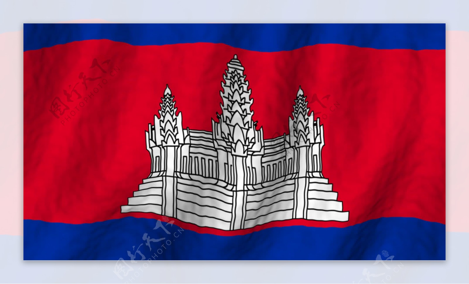 柬埔寨国旗运动背景