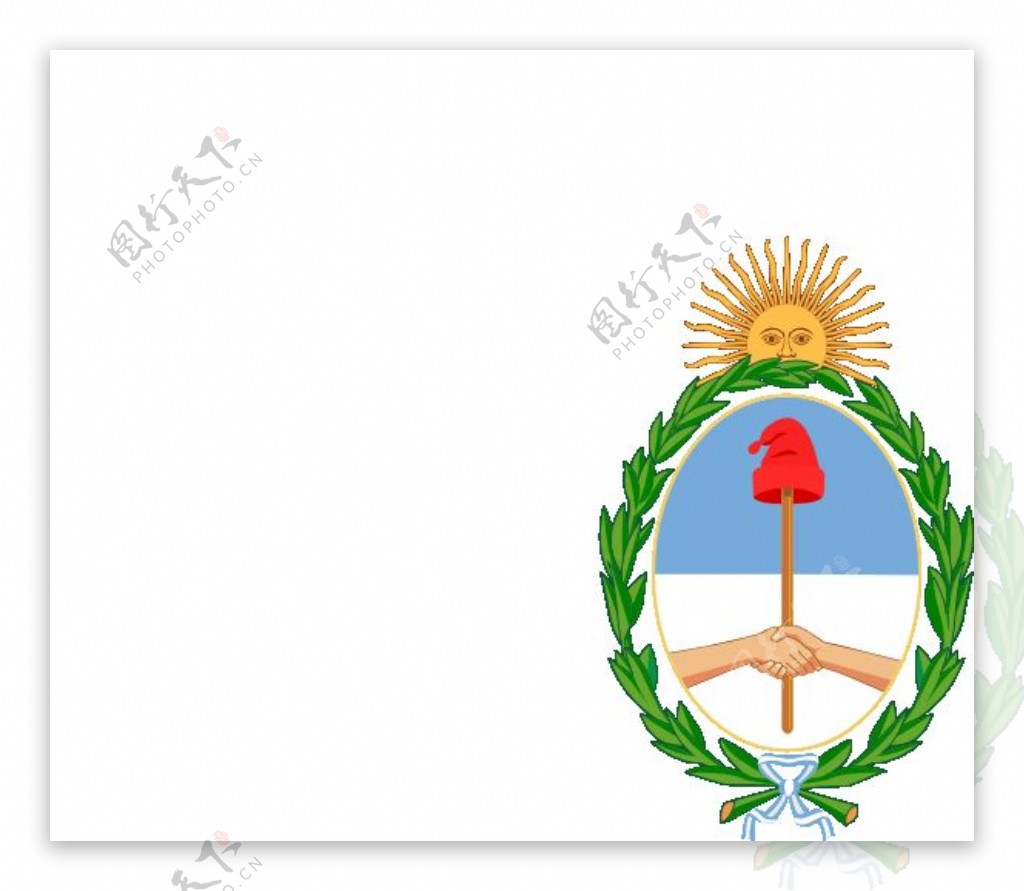 阿根廷国徽的剪贴画