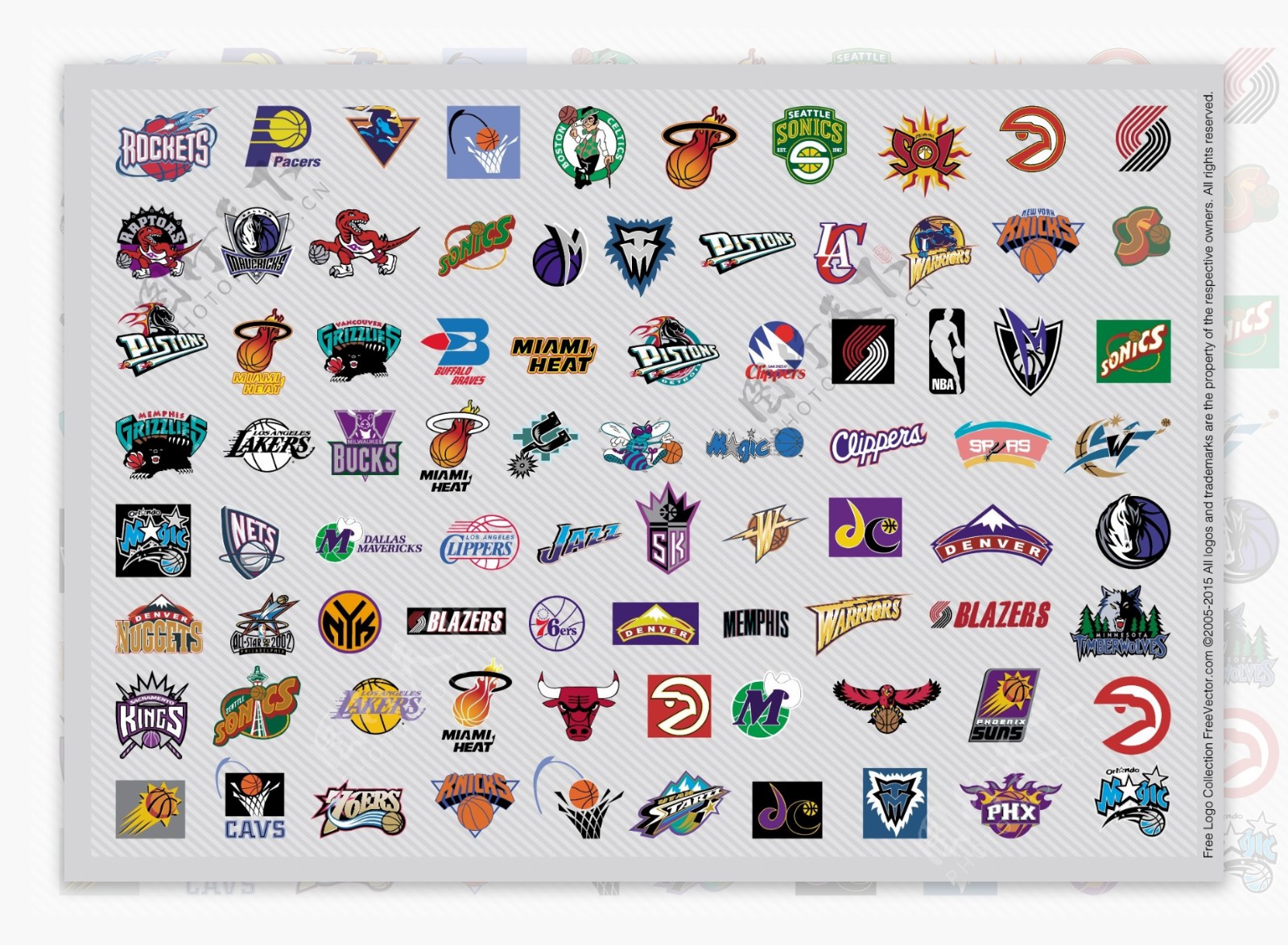 NBA球队的队徽