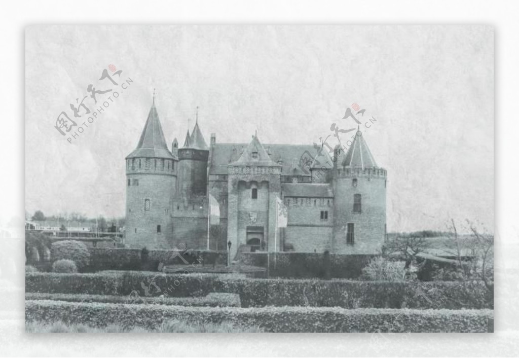 灰色城堡图片