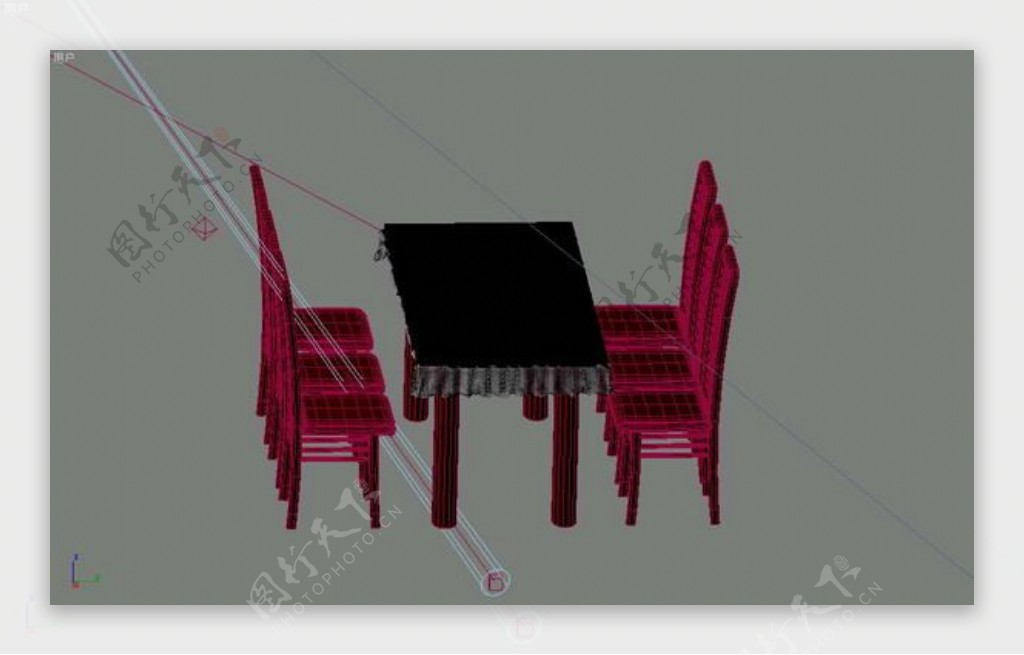 餐桌3d模型家具3d模型53