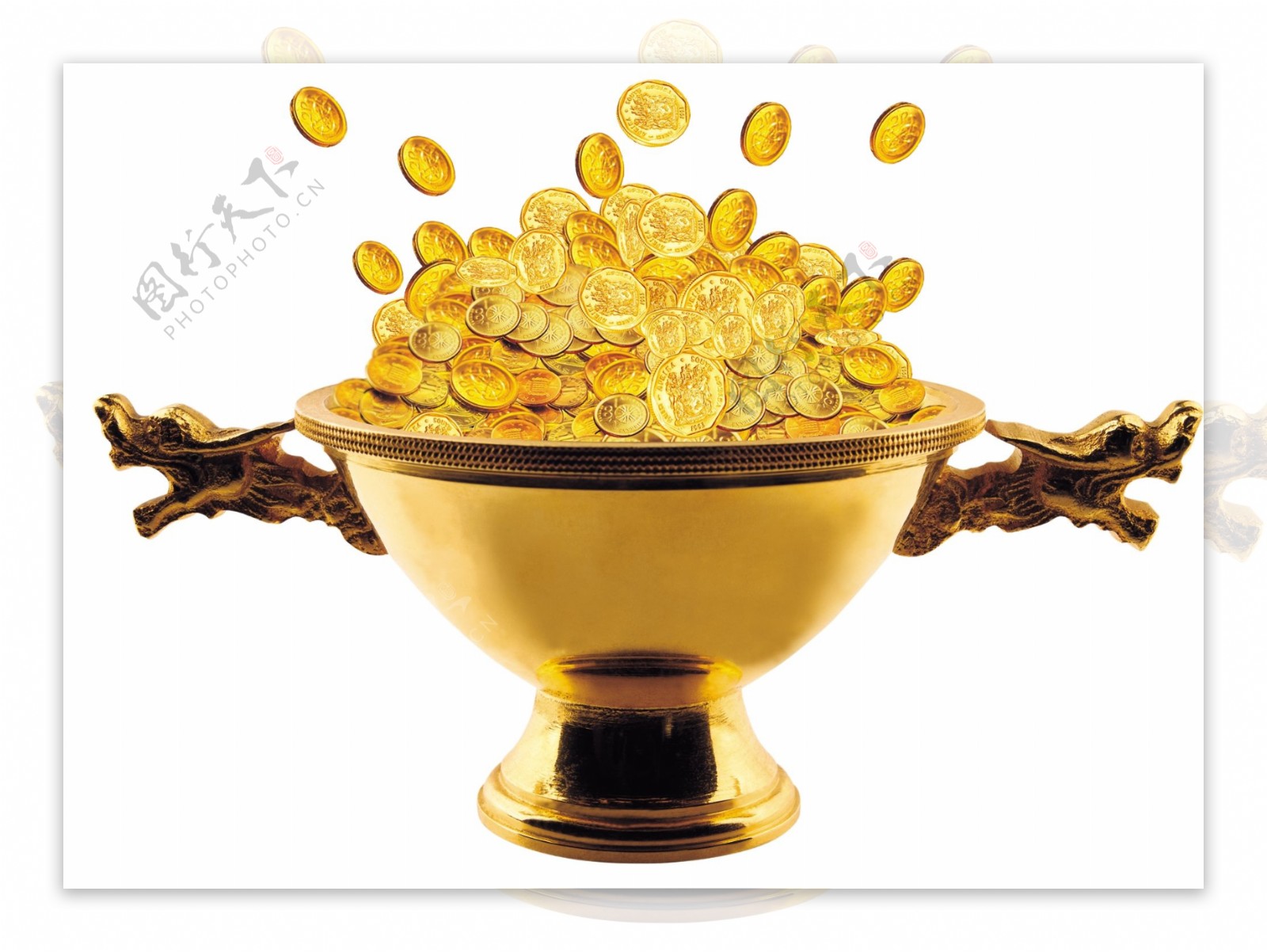 金币碗图片