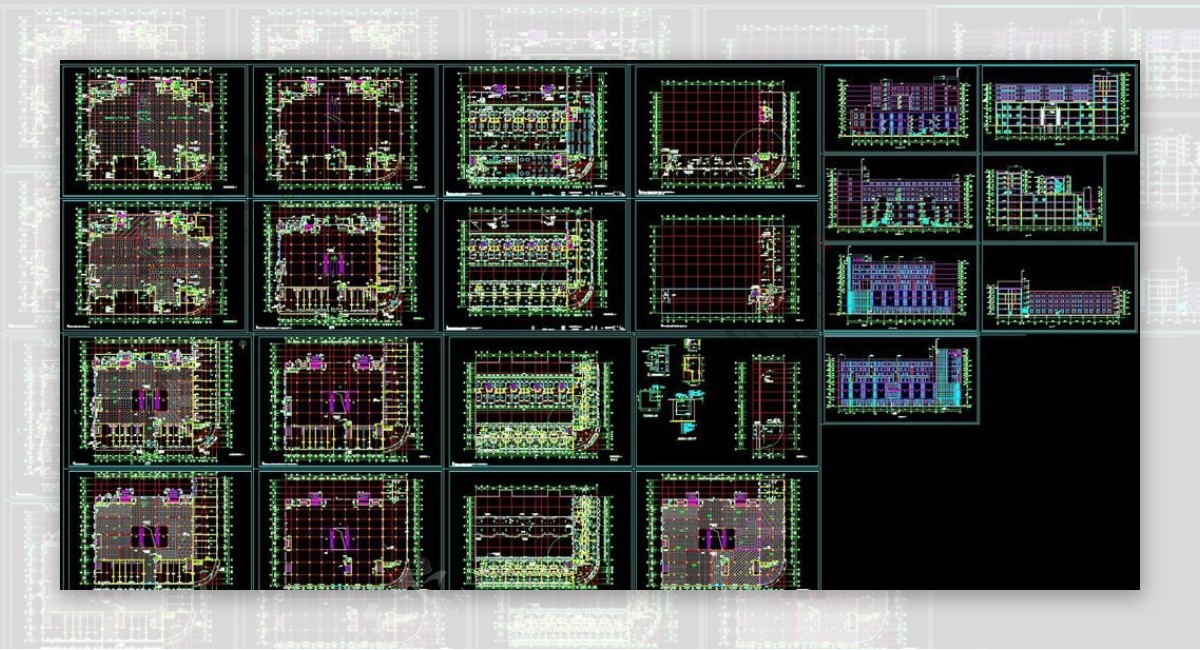 大型商业综合体建筑施工图