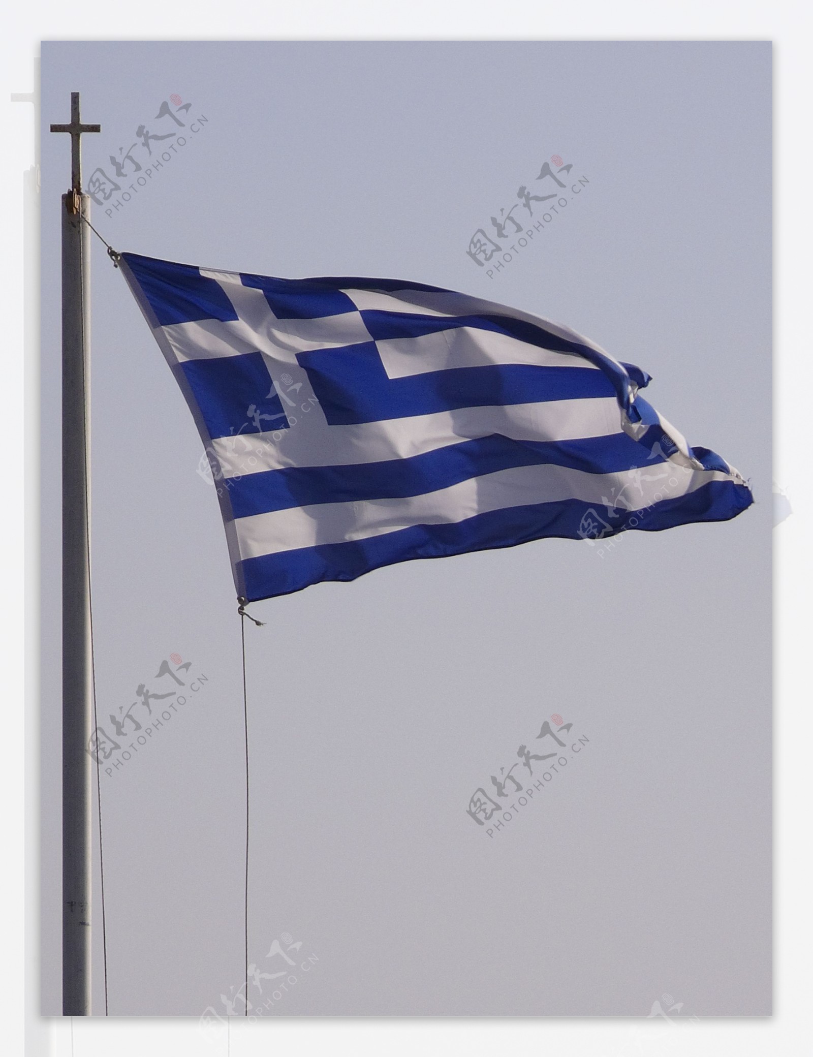 希腊国旗图片