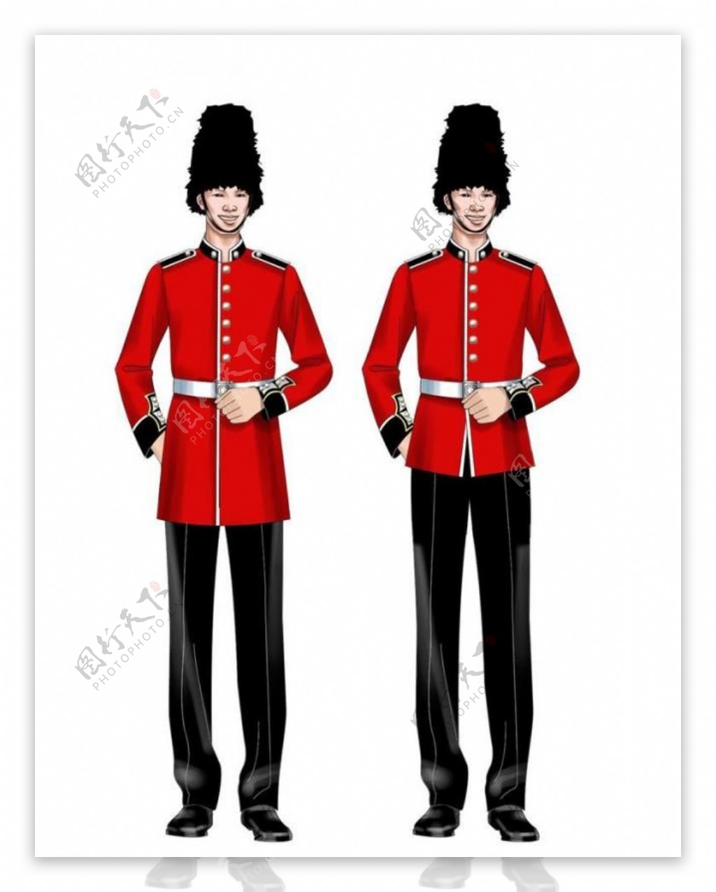 英国皇家卫队服饰图片
