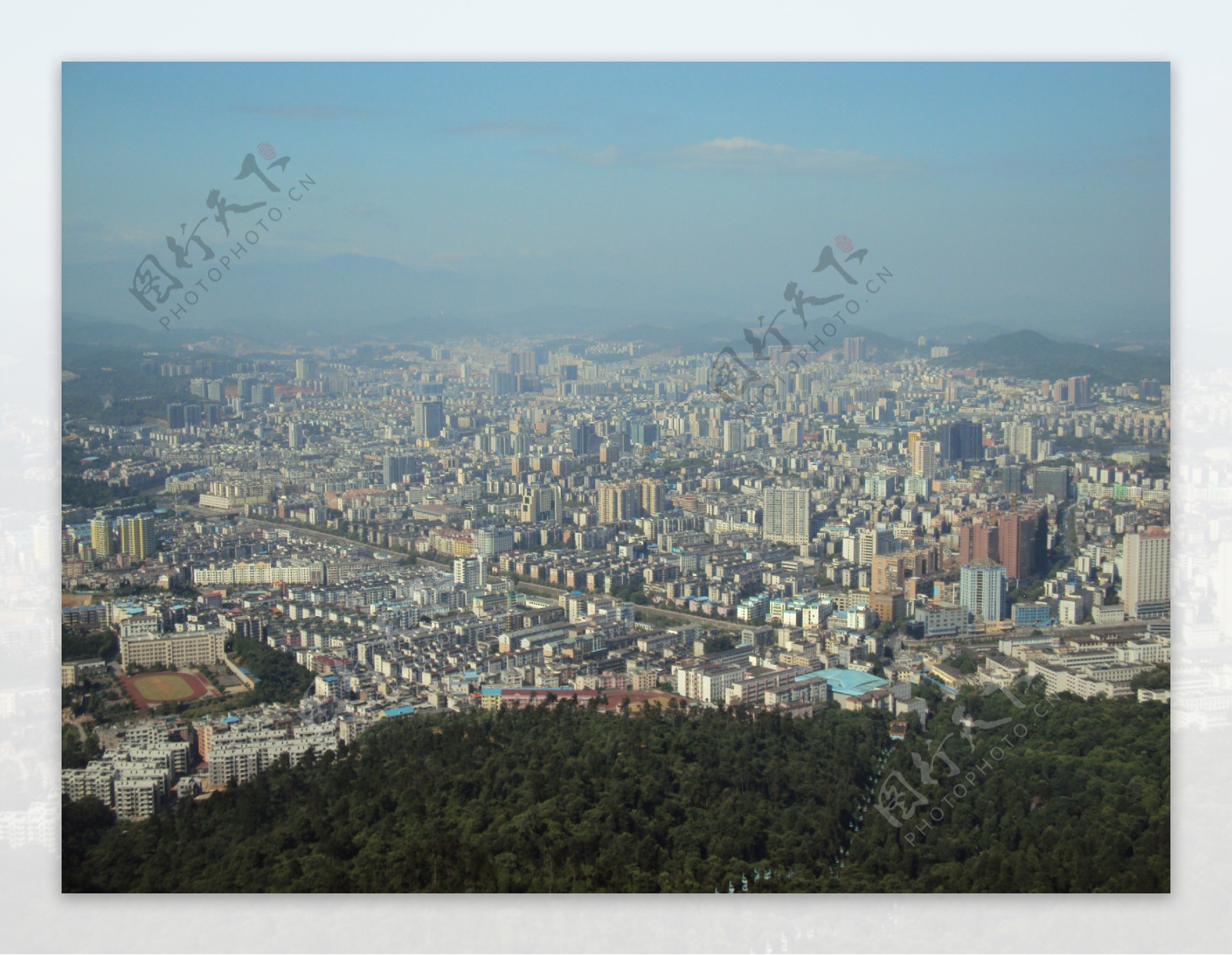 郴州中心城区鸟瞰图图片