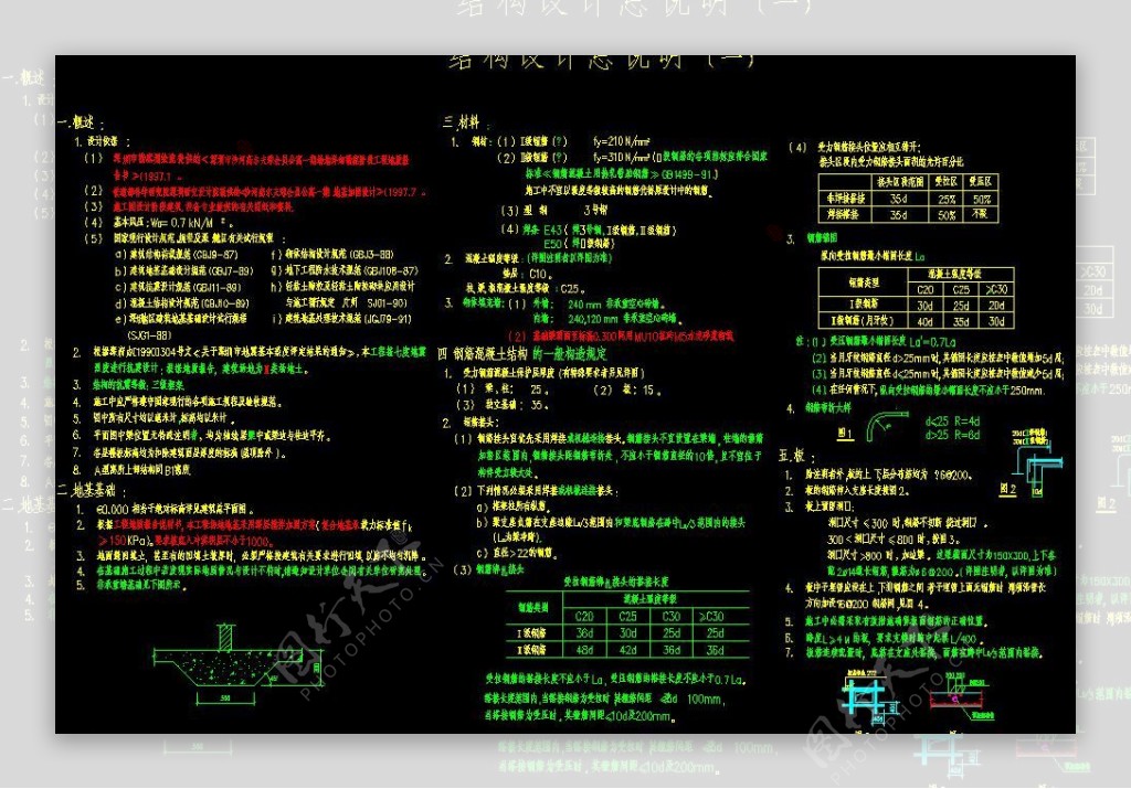 结构设计总说明图片
