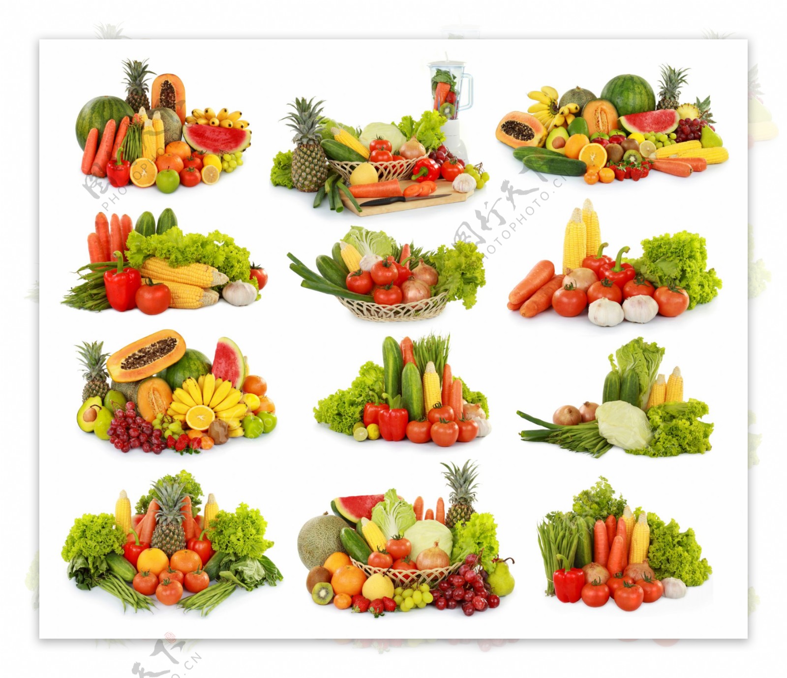 水果蔬菜组合高清图片