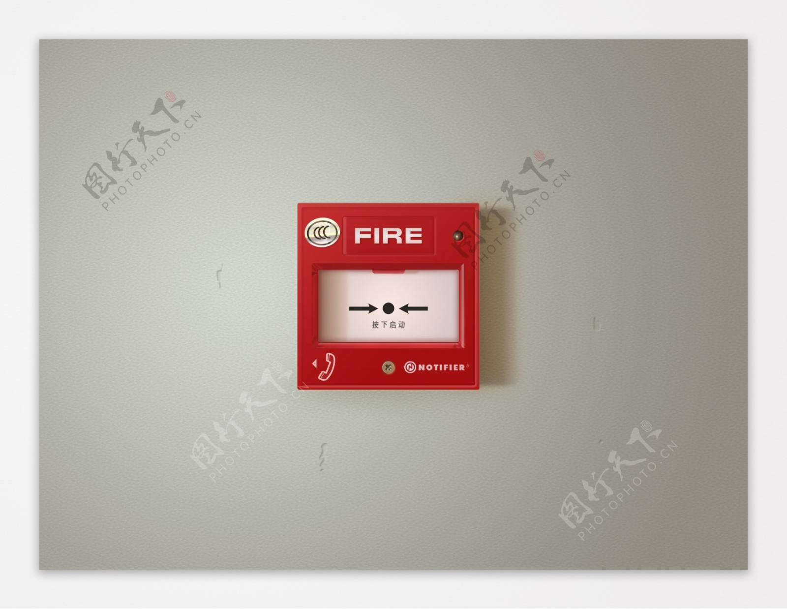 消防按钮设计图片