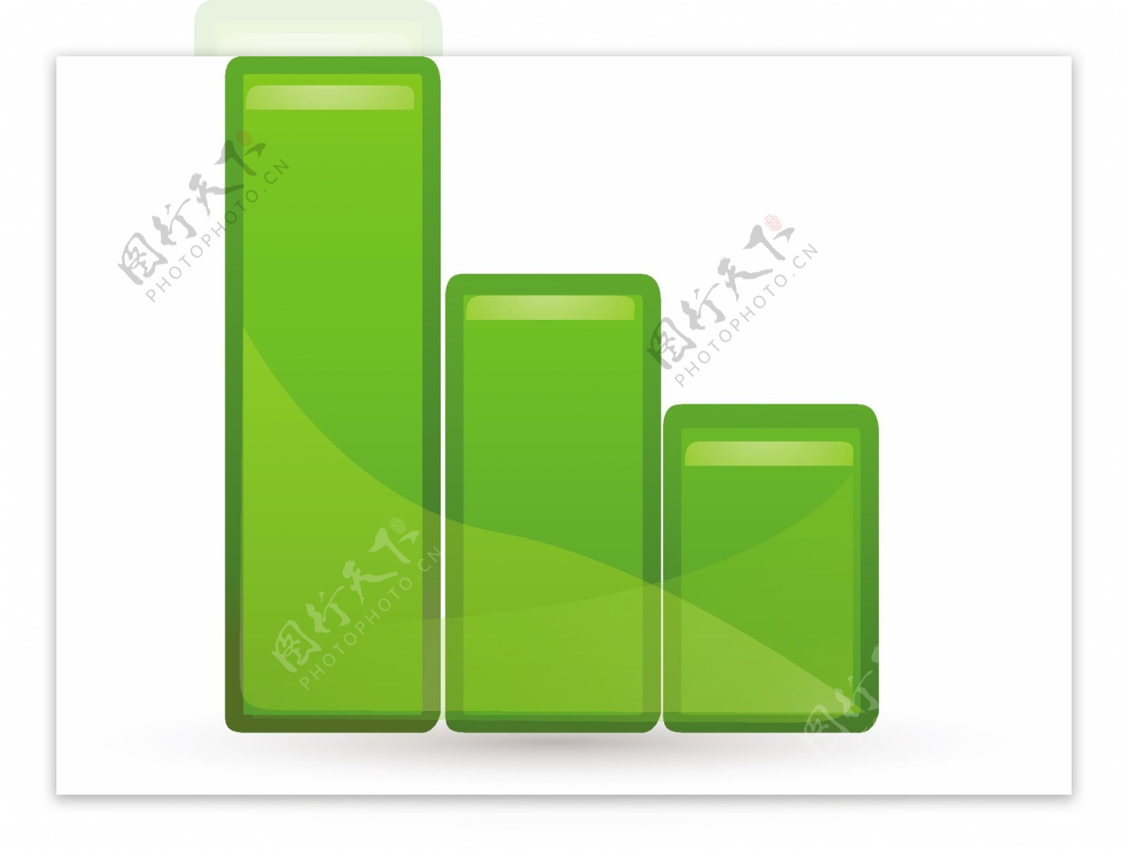 绿色条形图Lite应用程序图标