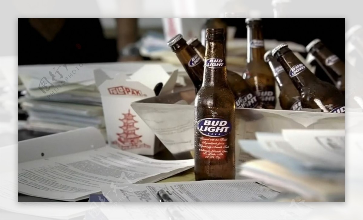 啤酒宣传视频素材
