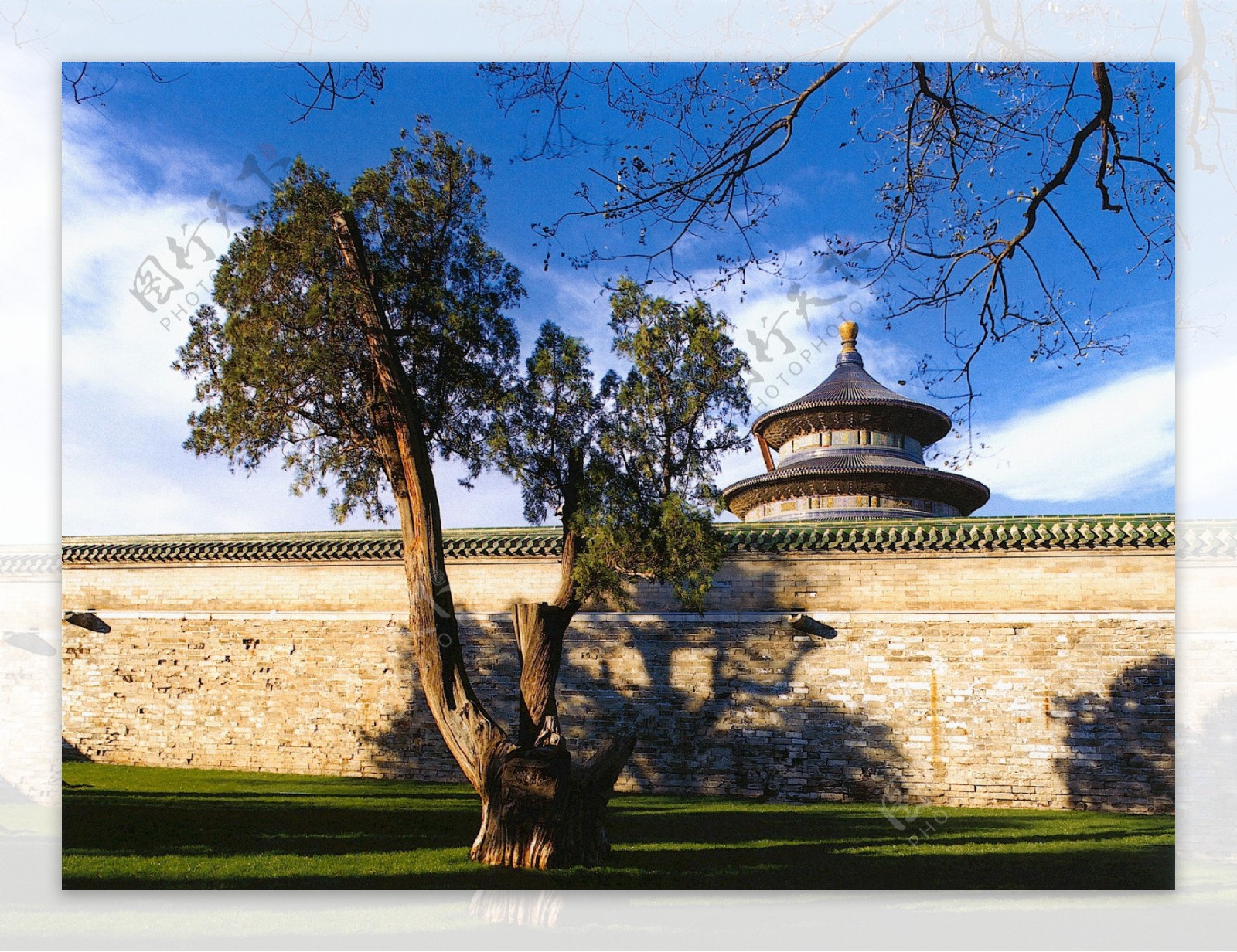 北京景色景观特色天坛古迹名胜风光建筑旅游广告素材大辞典