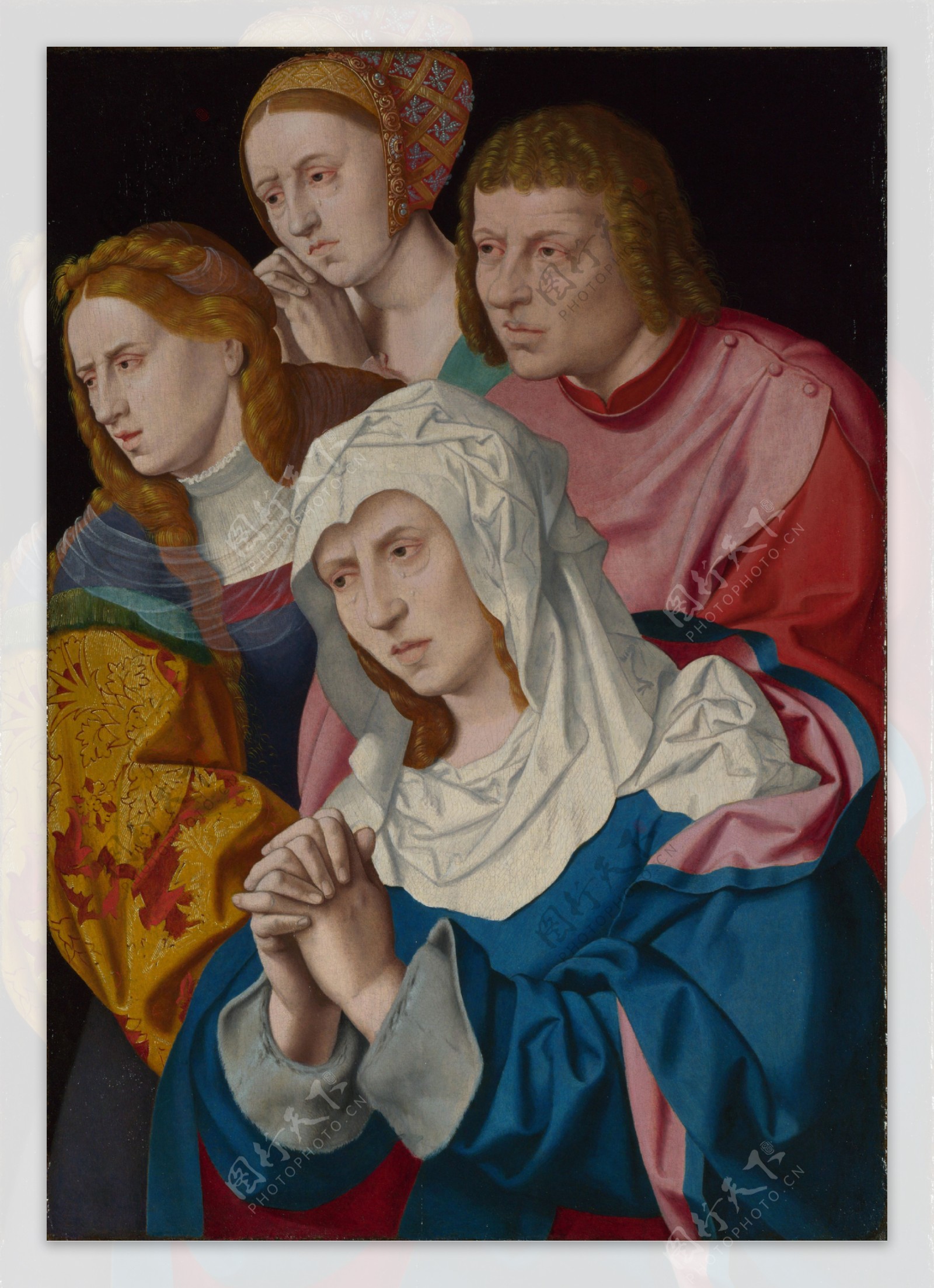 圣母圣徒和一个圣洁的女人图片