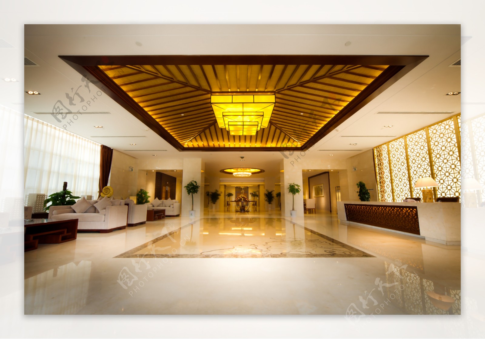 山东聊城阿尔卡迪国际温泉酒店副楼大堂图片