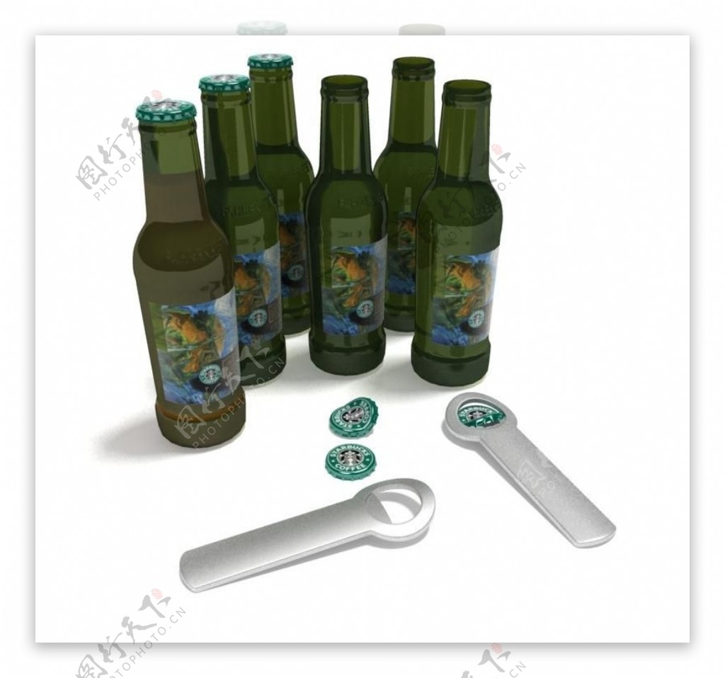 酒瓶酒瓶模型图片