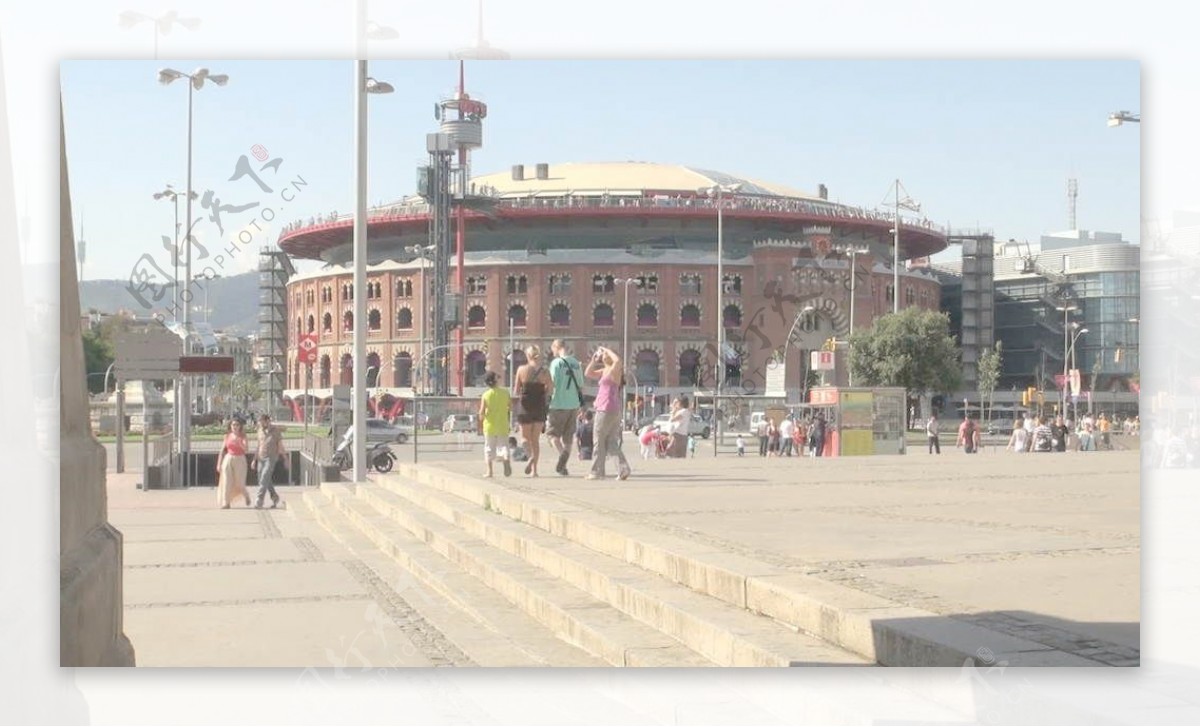 巴塞罗那竞技场在西班牙股票视频