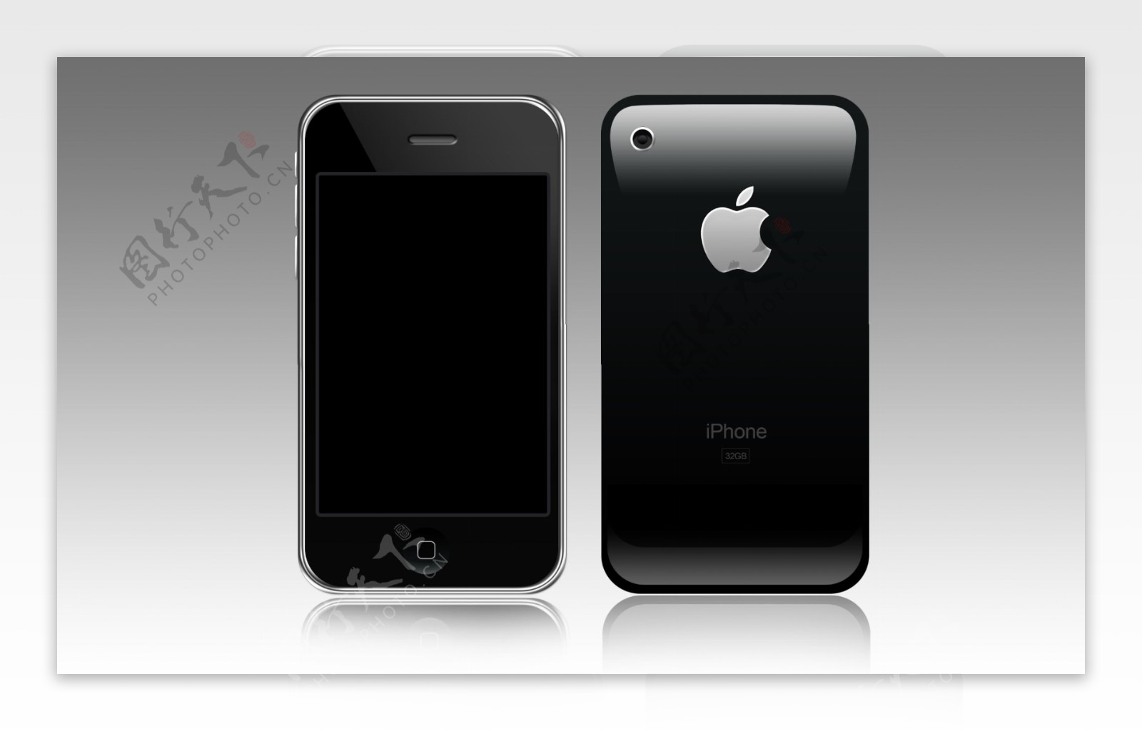 苹果产品系列iphone4分层素材