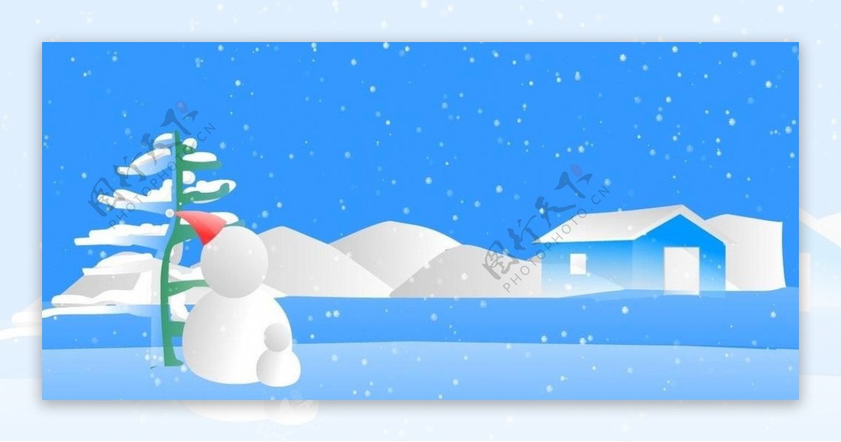 下雪flash动画图片