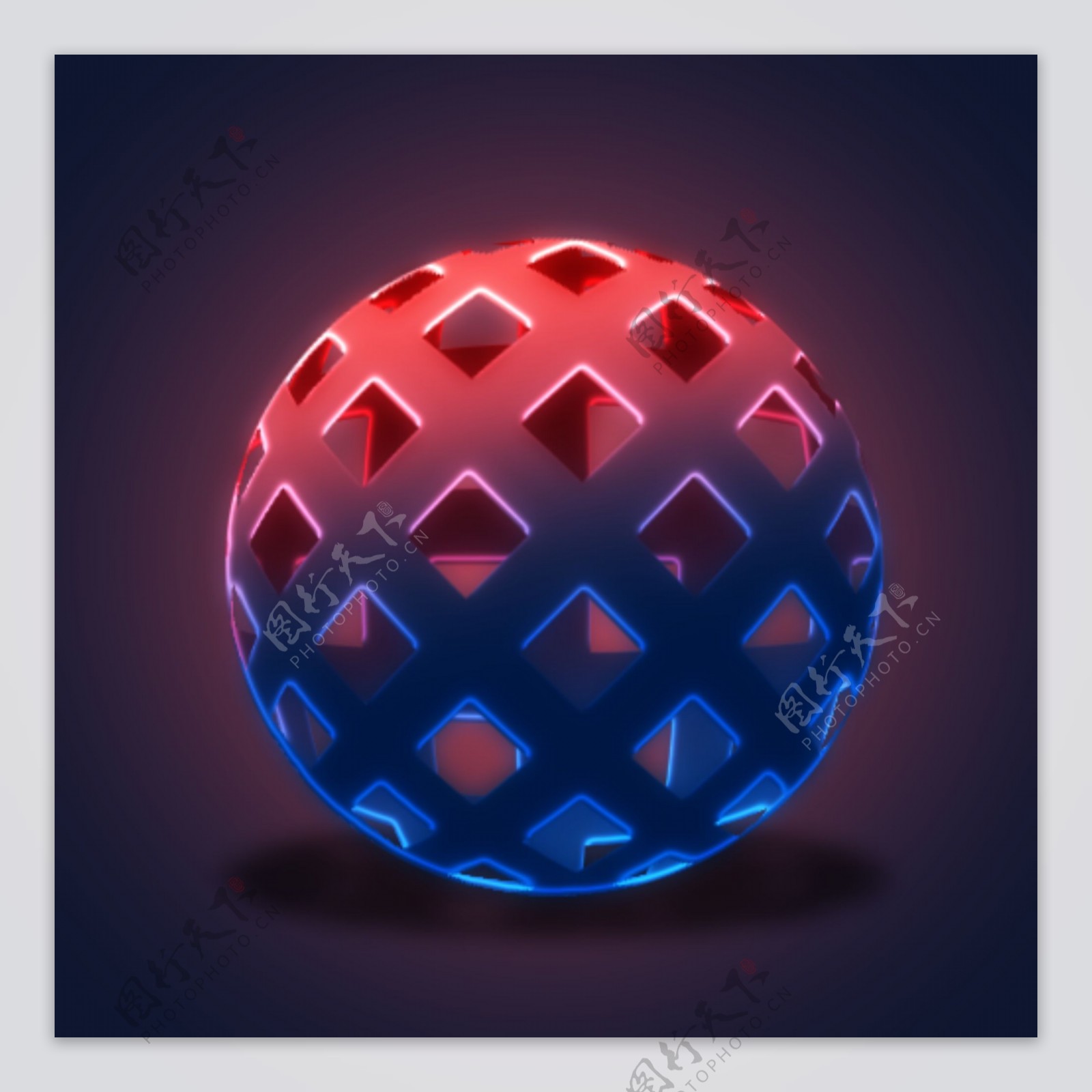 3D立体球制作分层文件