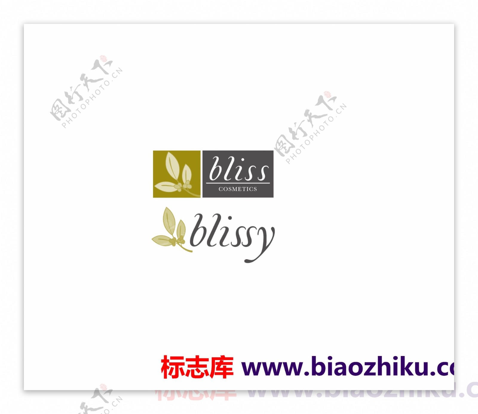 Blisscosmeticslogo设计欣赏Blisscosmetics护理品标志下载标志设计欣赏