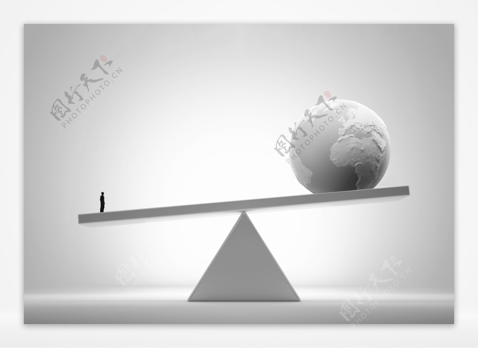 3D小人地球平衡图