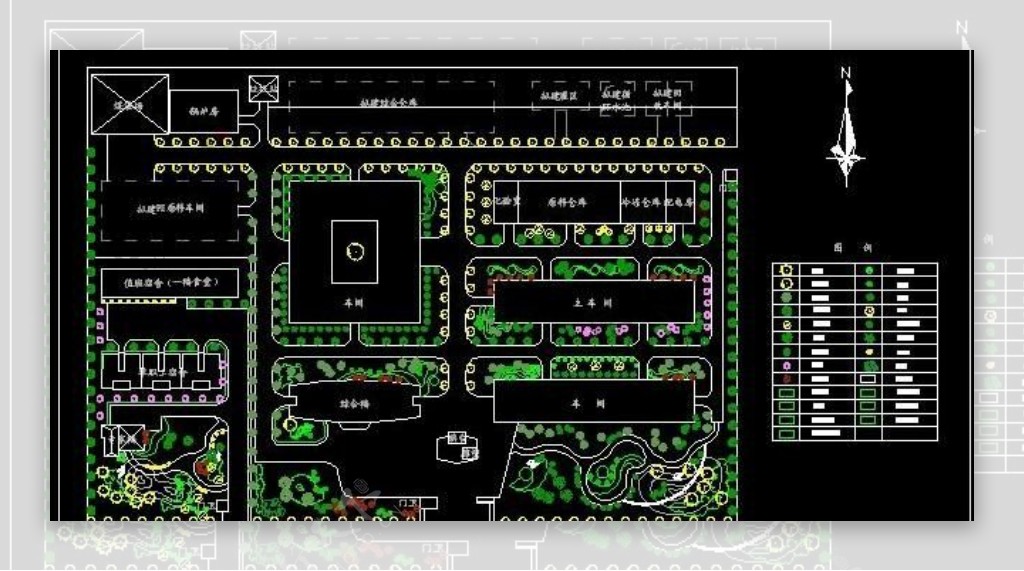 公司全套绿化设计施工图