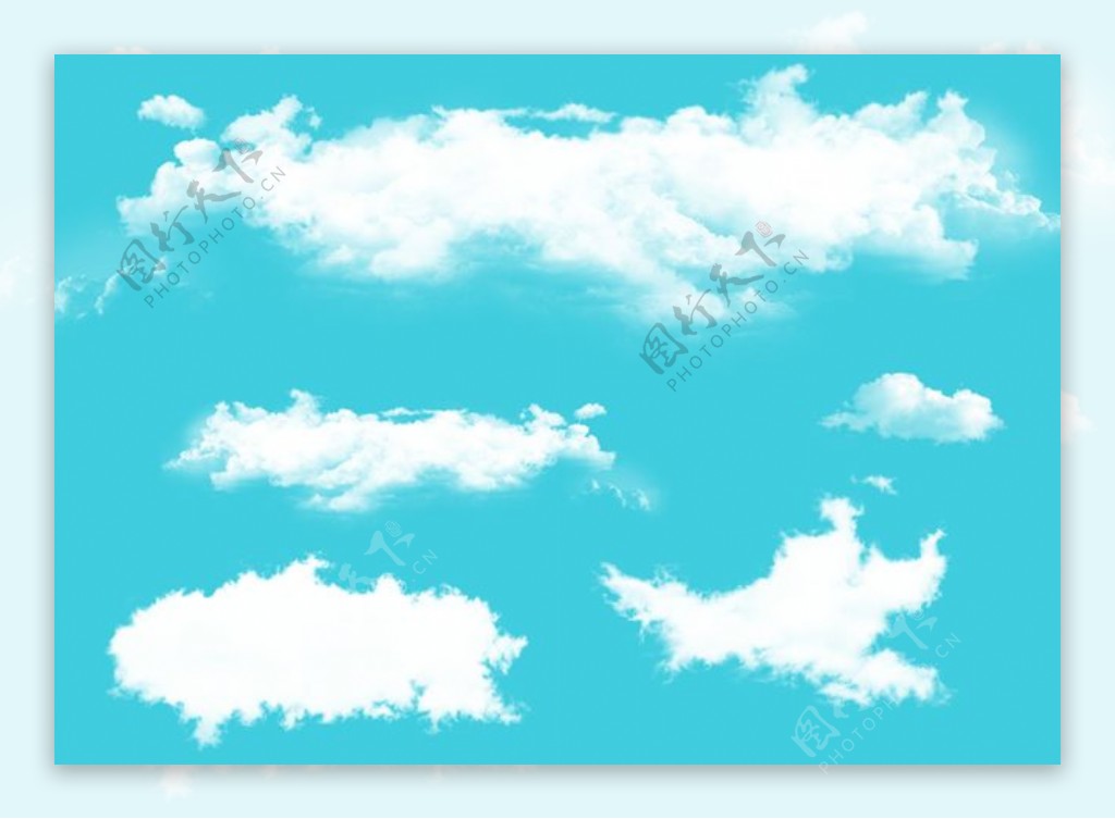蓝天白云图片素材