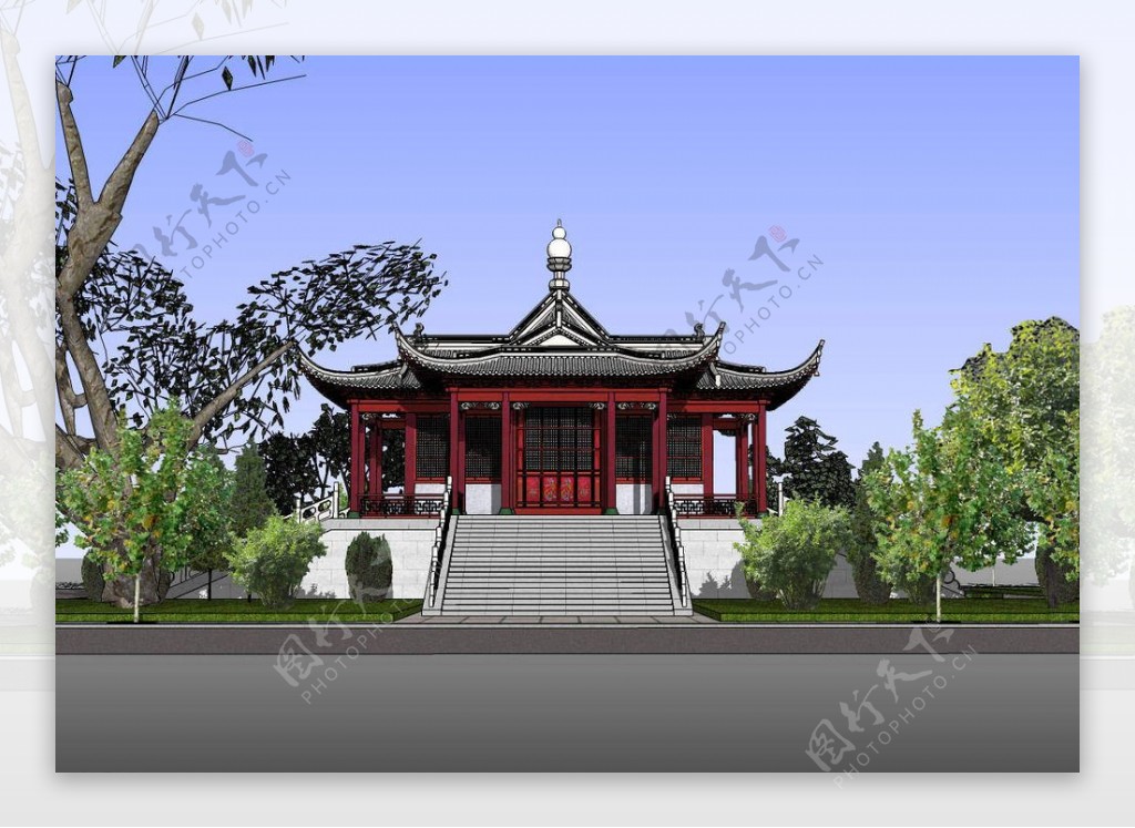 日本寺庙典范舍利殿最终稿图片