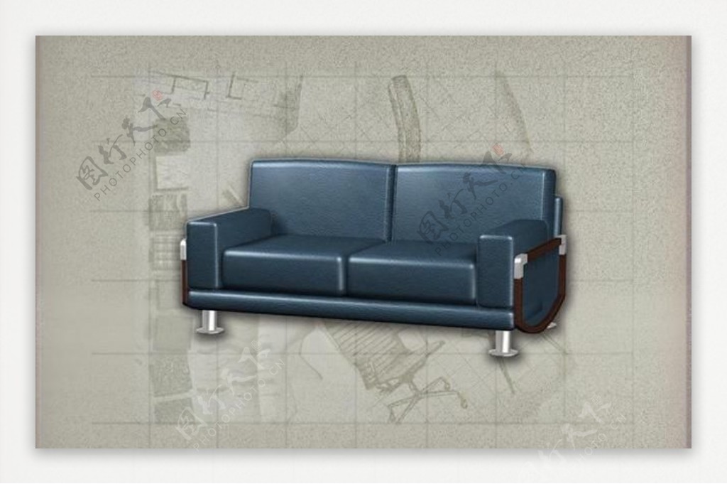 现代主义风格之沙发3D模型沙发013