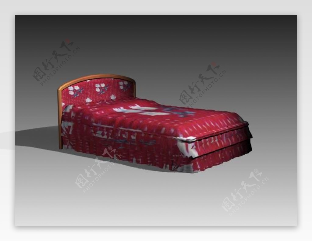 常见的床3d模型家具图片素材120