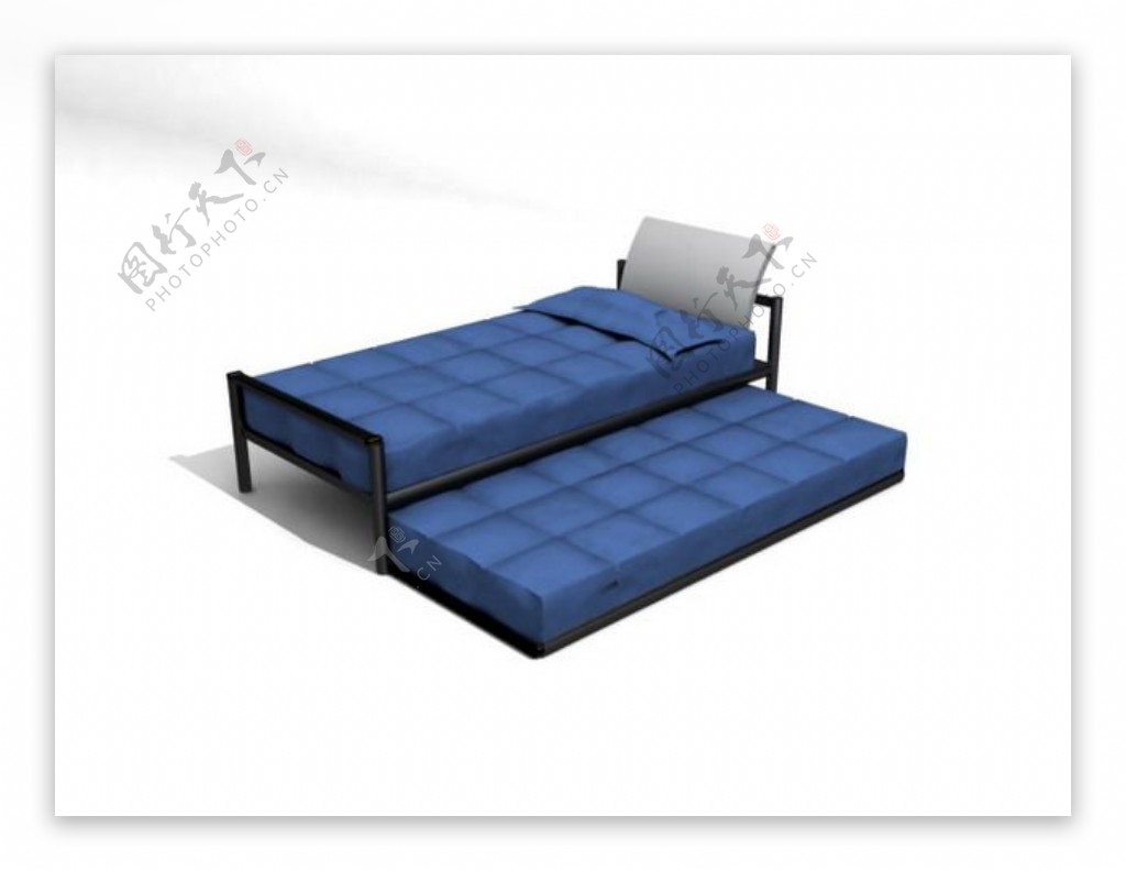 现代床3d模型家具3d模型80