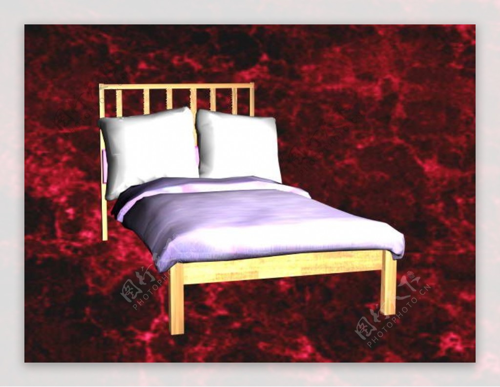 常见的床3d模型家具图片素材46