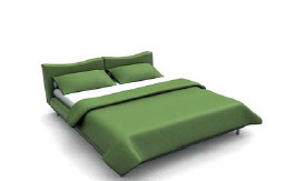 国外床3d模型家具图片素材44