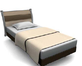 国外床3d模型家具图片素材106
