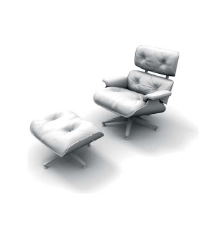 大班椅3d模型沙发效果图9
