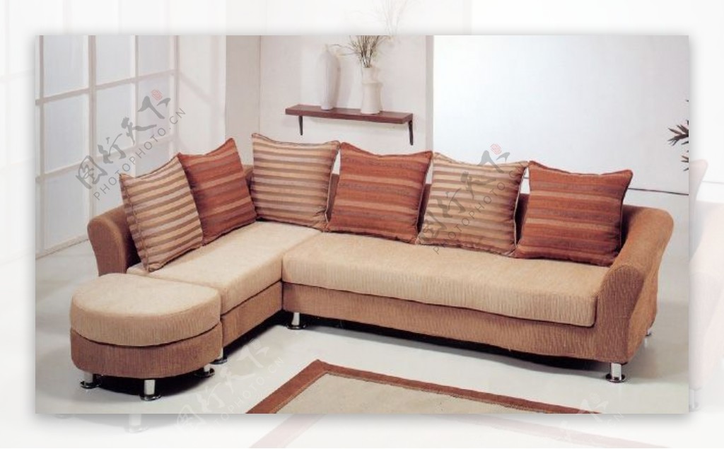 沙发组合3d模型家具效果图109