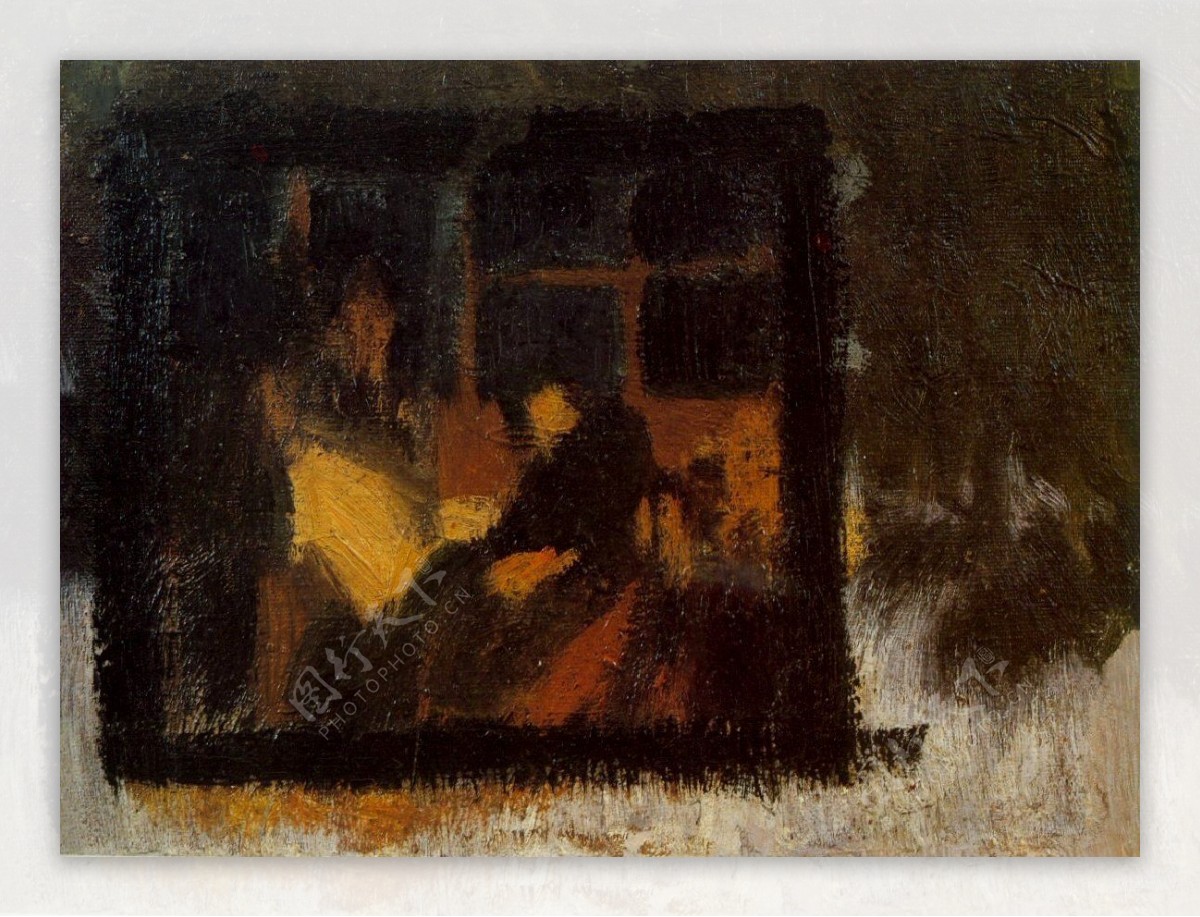1899v西班牙画家巴勃罗毕加索抽象油画人物人体油画装饰画