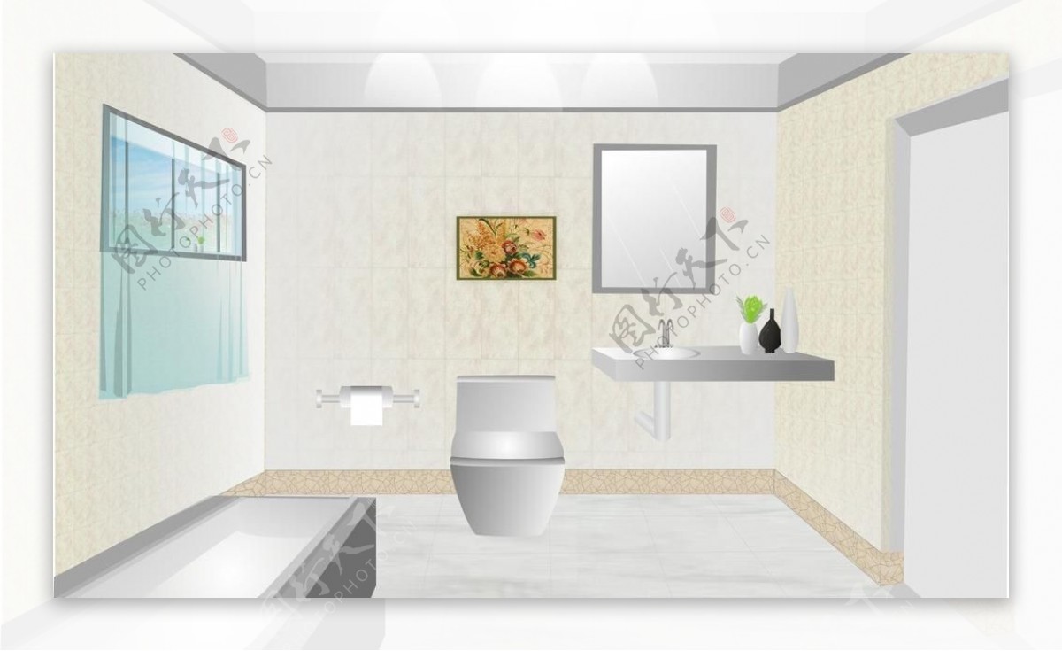 室内设计cdr厕所图片