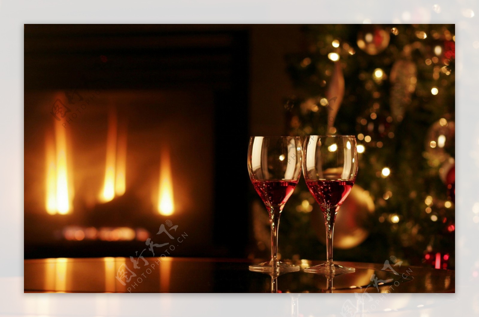 葡萄美酒圣诞图片