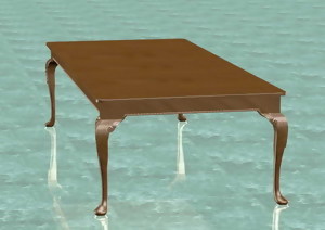 欧式桌子传统家具3D模型1