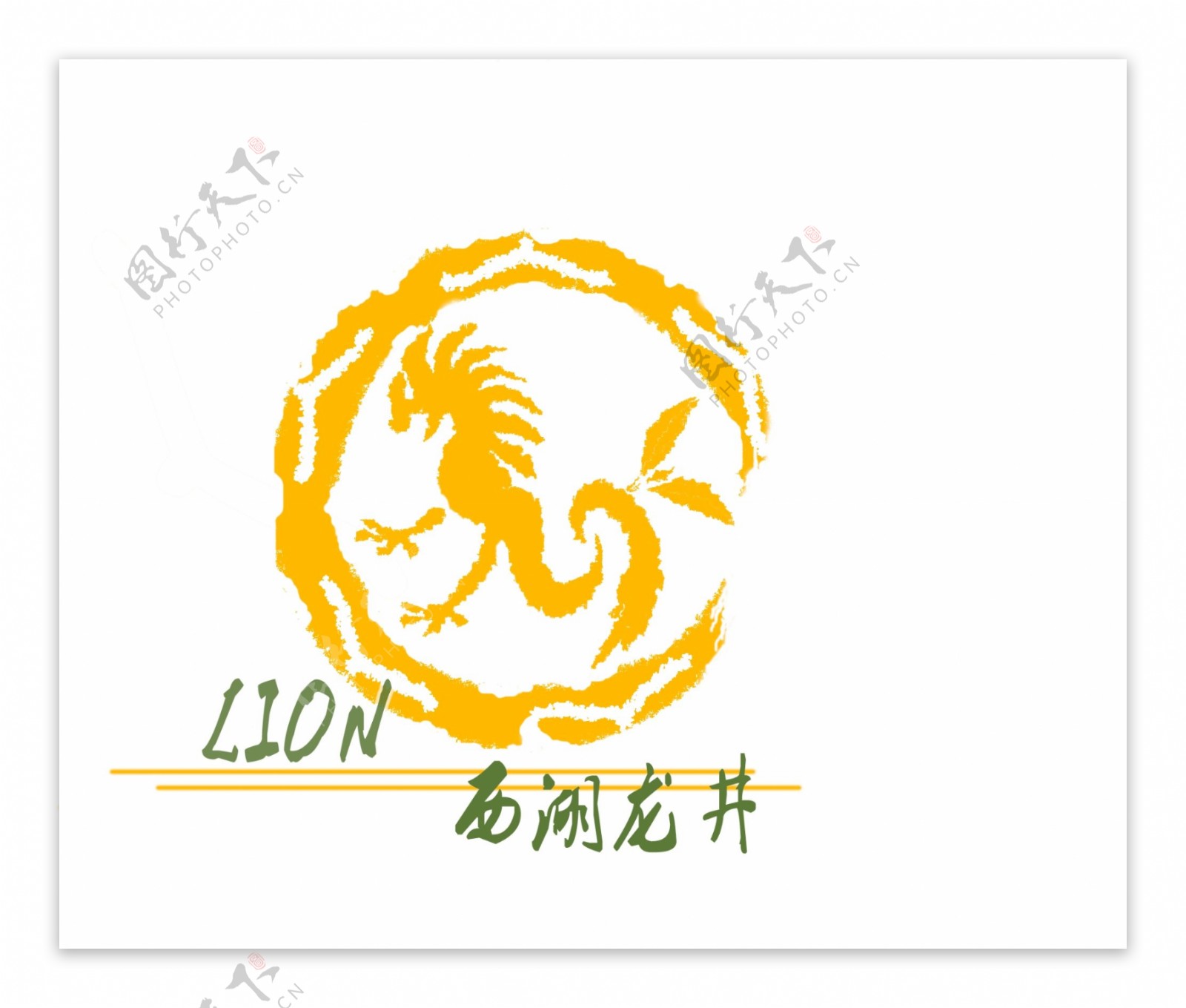 西湖龙井logo图片