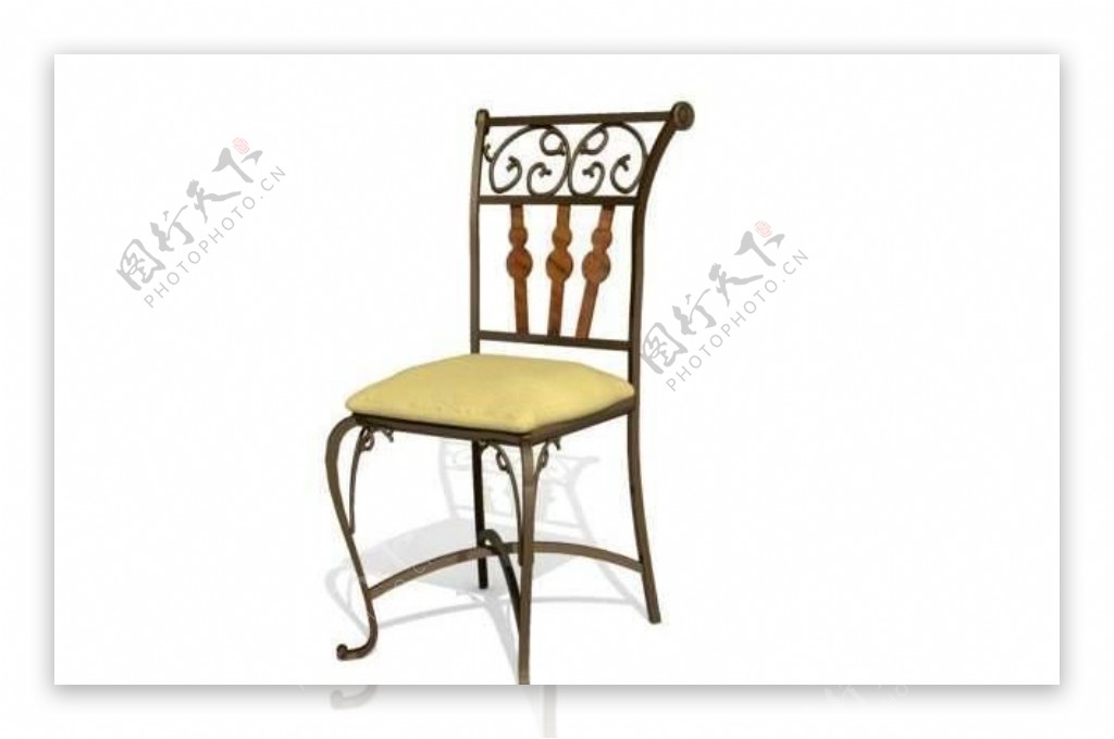 欧式家具椅子0493D模型