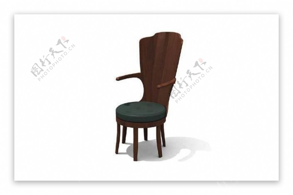 欧式家具椅子0123D模型