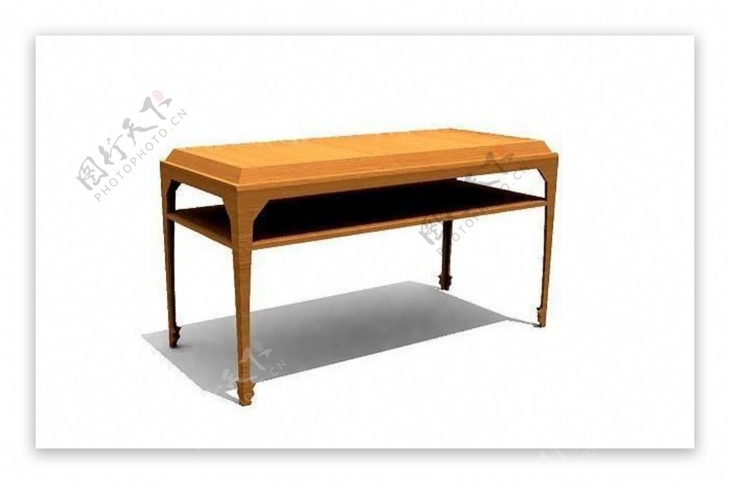 欧式家具桌子0163D模型