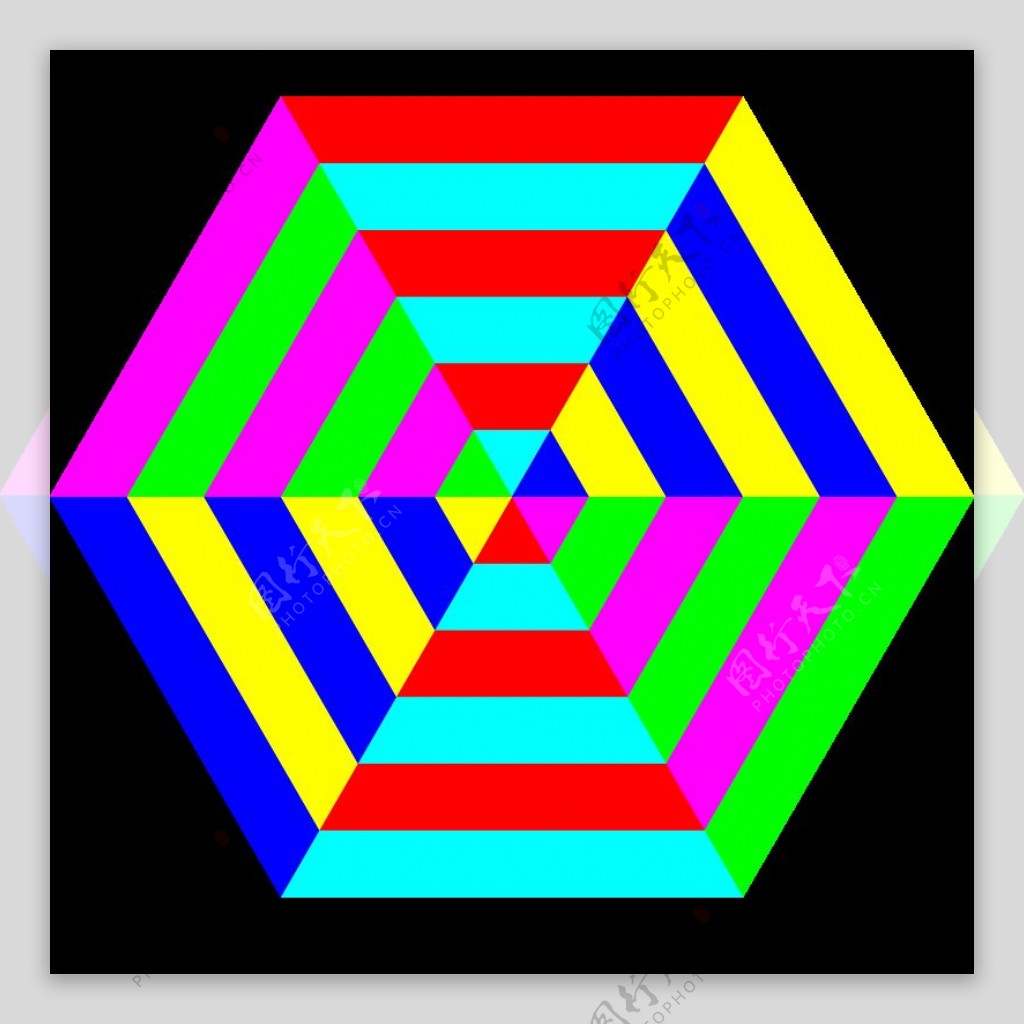 美制六角三角条纹