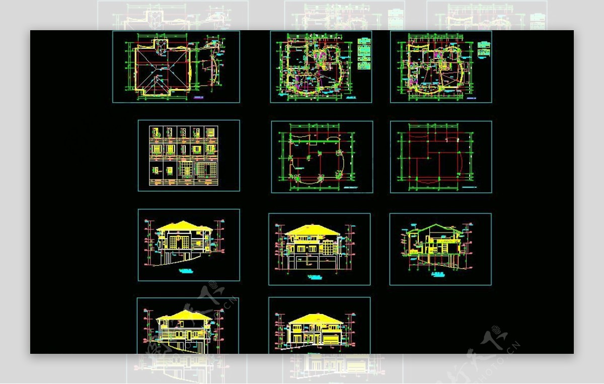 别墅建筑方案图