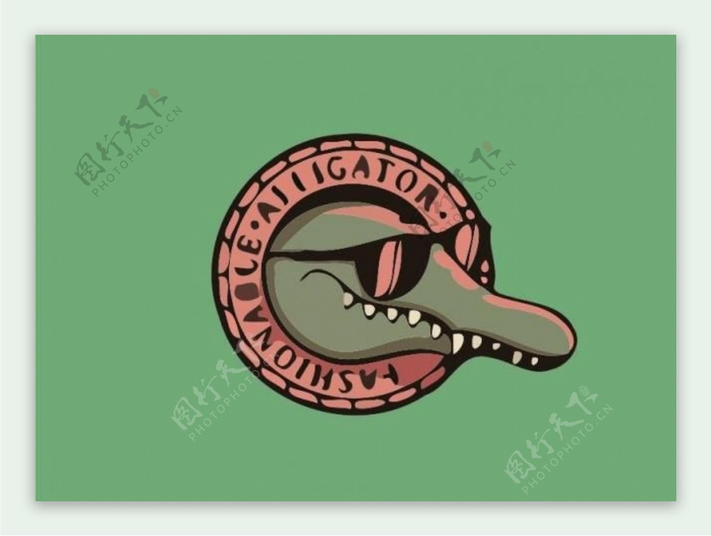 鳄鱼logo图片