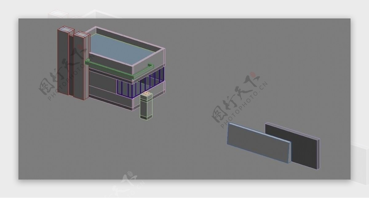 门卫3d模型图片